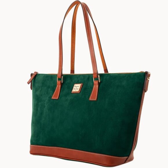 Dooney & Bourke - Suede Tote - Picture 1 of 8